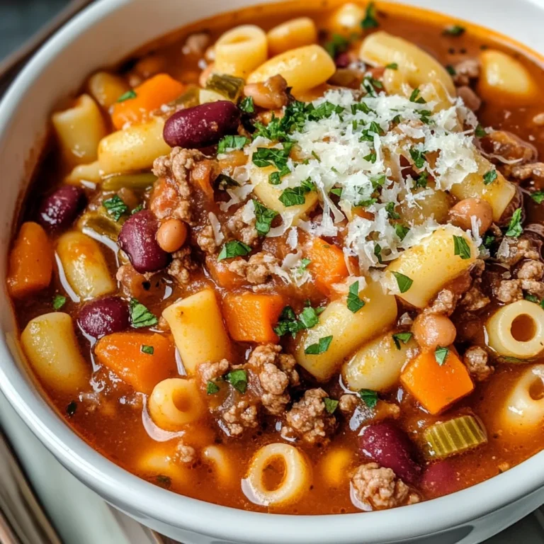 Copycat Olive Garden Pasta e Fagioli
