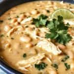 Crockpot Creamy White Chicken Chili
