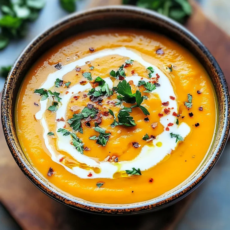 Easy Butternut Squash and Sweet Potato Soup