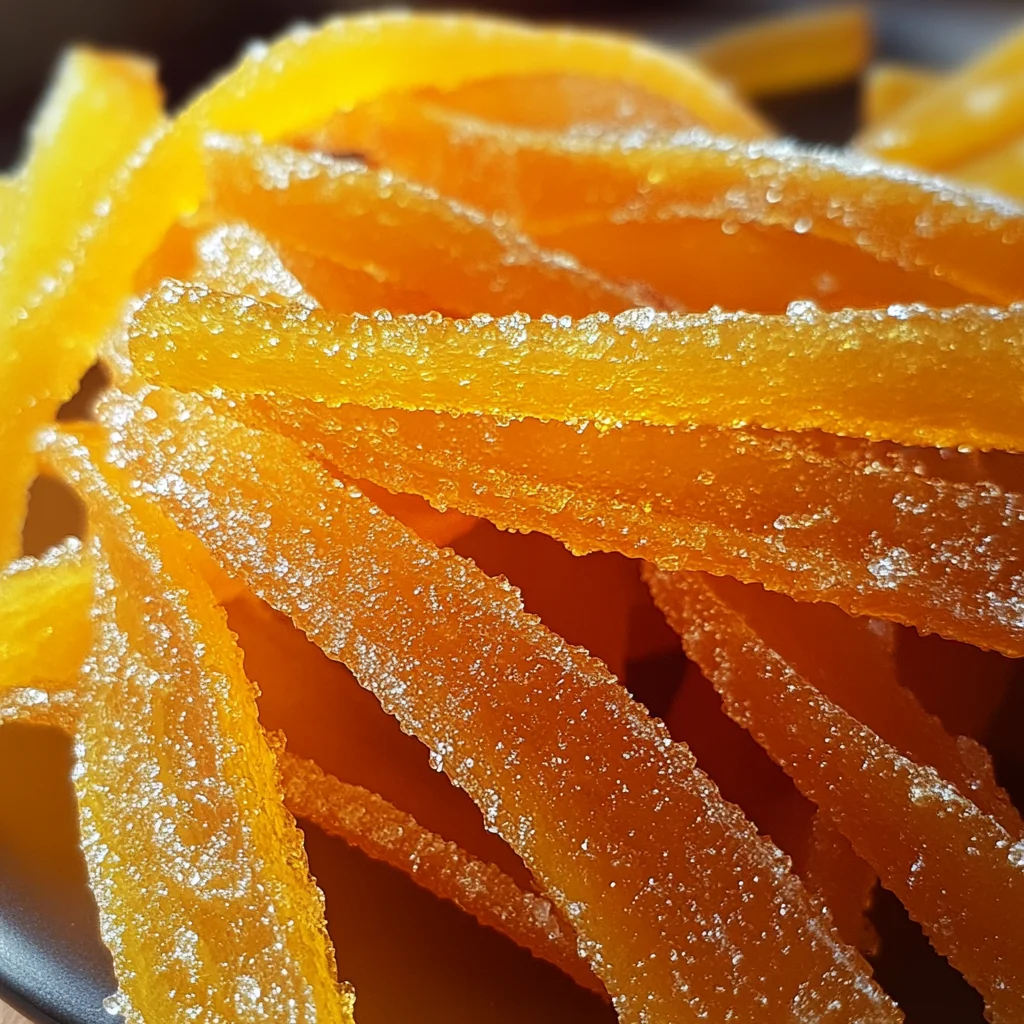 Easy Candied Orange Peel