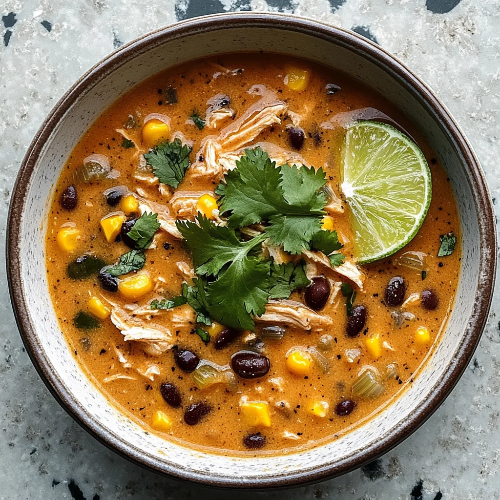 Easy Chicken, Poblano, and Black Bean Soup (Small Batch)