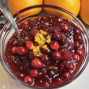 Easy Homemade Fresh Cranberry Orange Sauce Recipe
