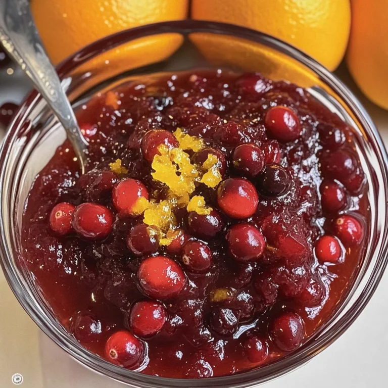 Easy Homemade Fresh Cranberry Orange Sauce Recipe