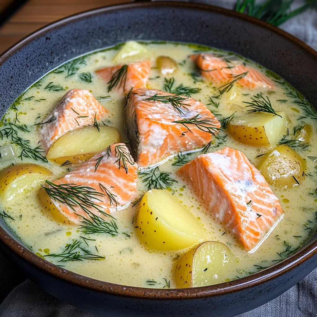 Finnish Salmon Soup (Lohikeitto)