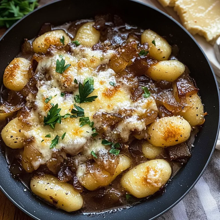 French Onion Gnocchi