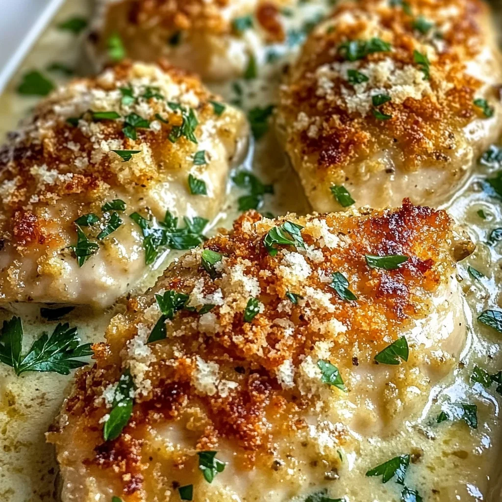 Garlic Parmesan Chicken Bake