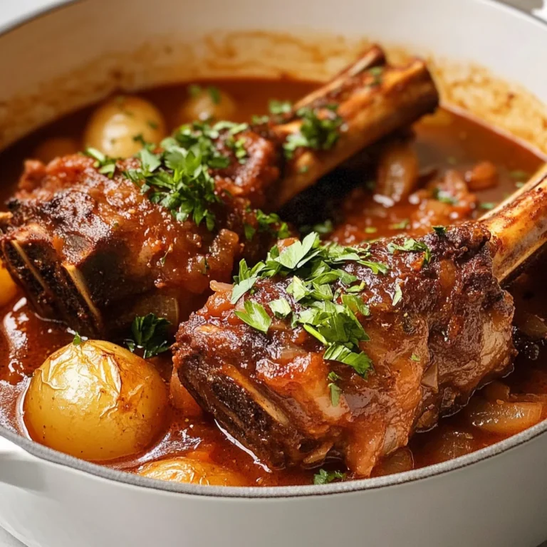 Greek-Style Braised Lamb Shanks