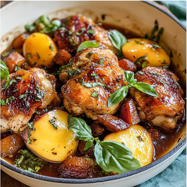 Honey Butter Peach Chicken