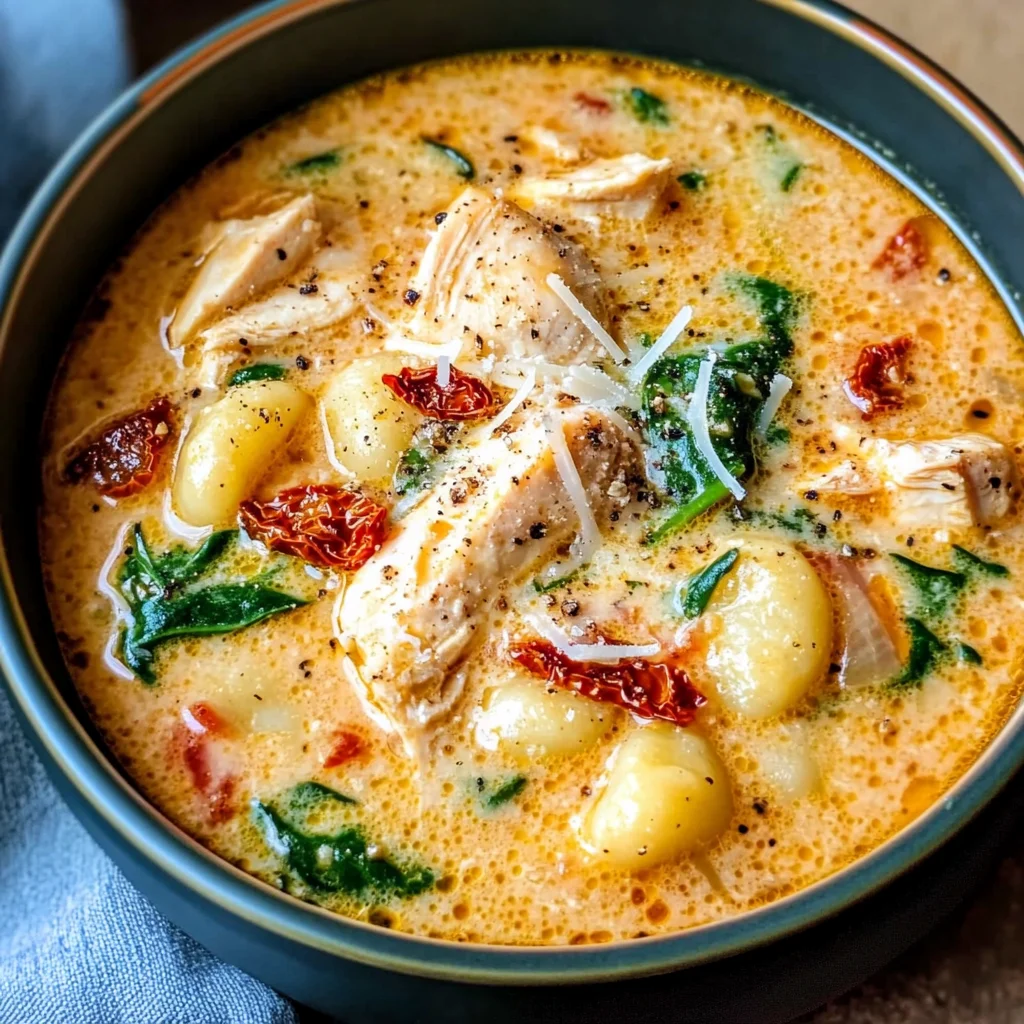 Italian Chicken Gnocchi Soup Recipe