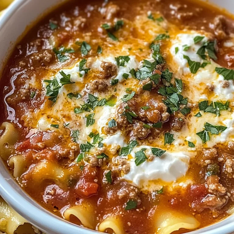 Lasagna soup Recipe
