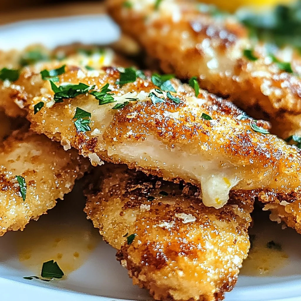 Lemon Garlic Parmesan Chicken Tenders