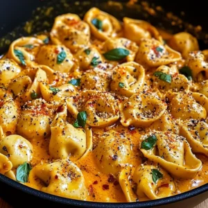 One-Pot Spicy Garlic Butter Chicken Tortellini