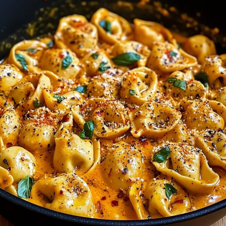 One-Pot Spicy Garlic Butter Chicken Tortellini