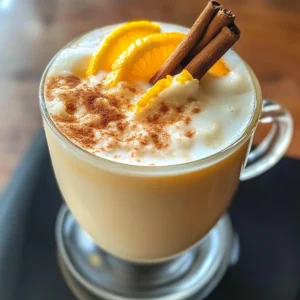 Orange Cinnamon Milk Tea