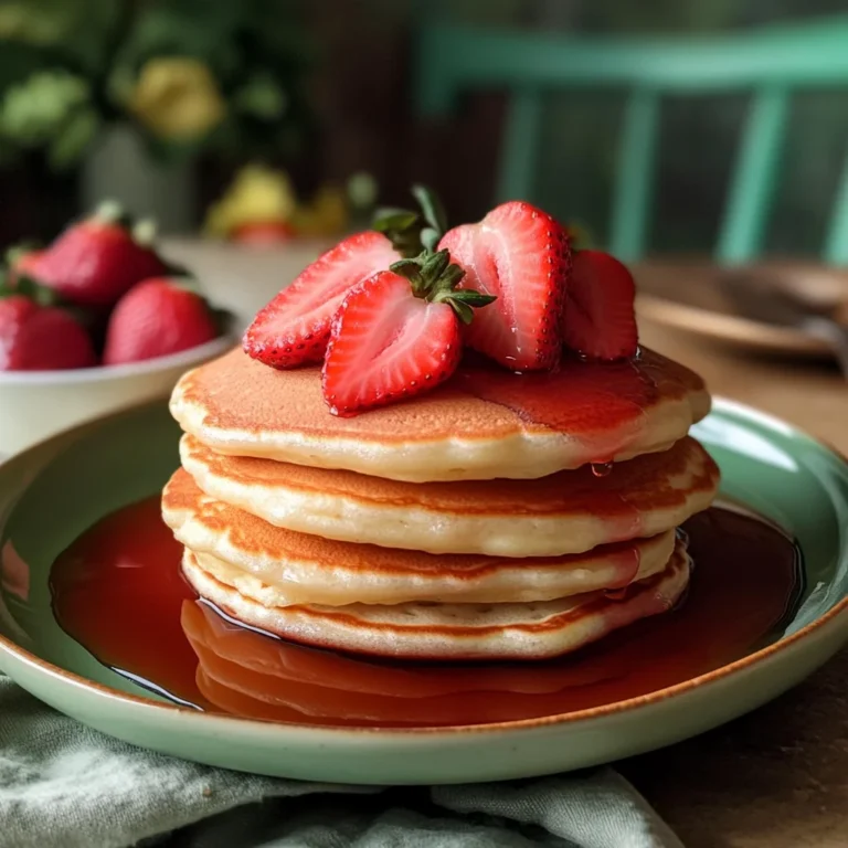 Strawberry Pancakes Recipe