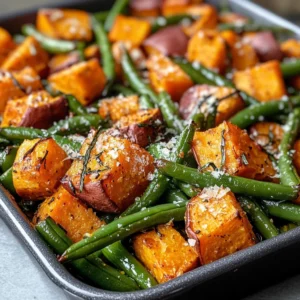 Sweet Potato & Green Bean Tray Bake: Easy & Delicious Recipe