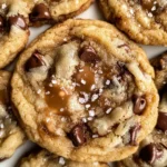The Best Chewy Salted Caramel Chocolate Chip Cookies