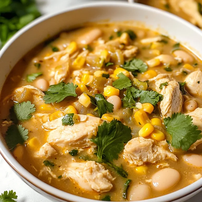 White Bean Chicken Chili Recipe