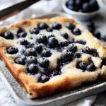 Blueberry Cottage Cheese Breakfast Bake