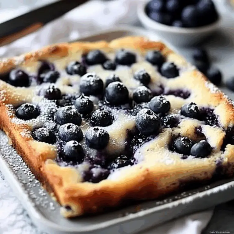 Blueberry Cottage Cheese Breakfast Bake