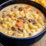 Cheeseburger Macaroni Soup: Creamy Comfort in Every Bowl