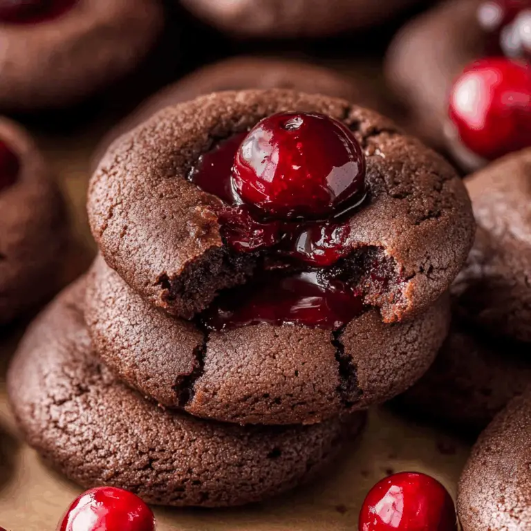 Chocolate Cherry Cookies