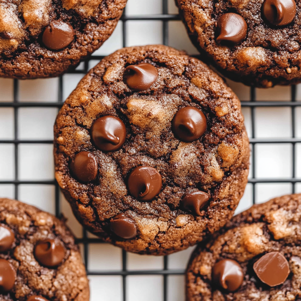 Easy Chocolate Chocolate Chip Cookies