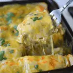 Green Chili Chicken Enchiladas Recipe
