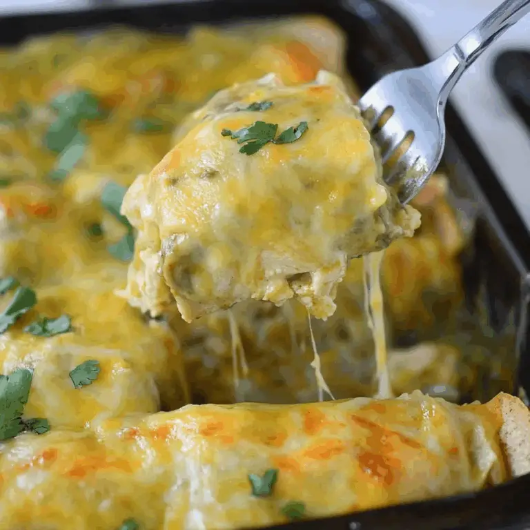 Green Chili Chicken Enchiladas Recipe