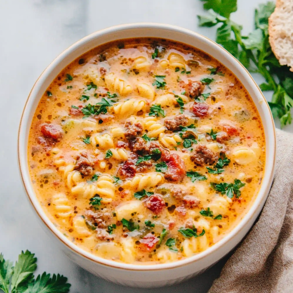 Italian Sausage Pasta Soup