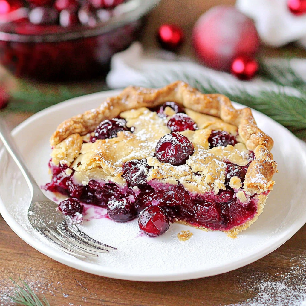 Nantucket Holiday Cranberry Pie