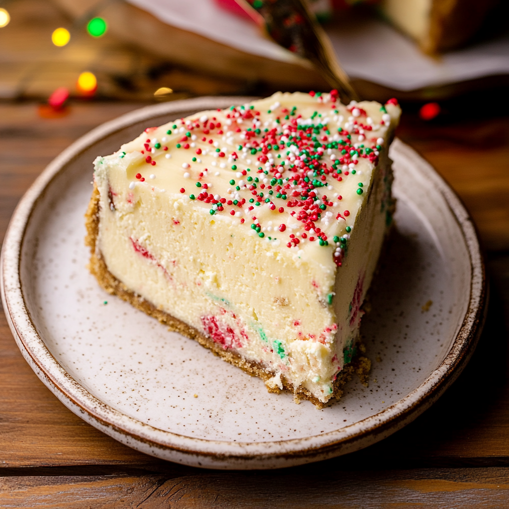 Sugar Cookie Cheesecake