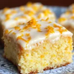 BEST Orange Drizzle Traybake Cake