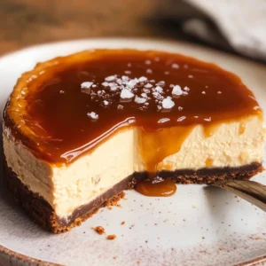 BEST SALTED CARAMEL CHEESECAKE RECIPE