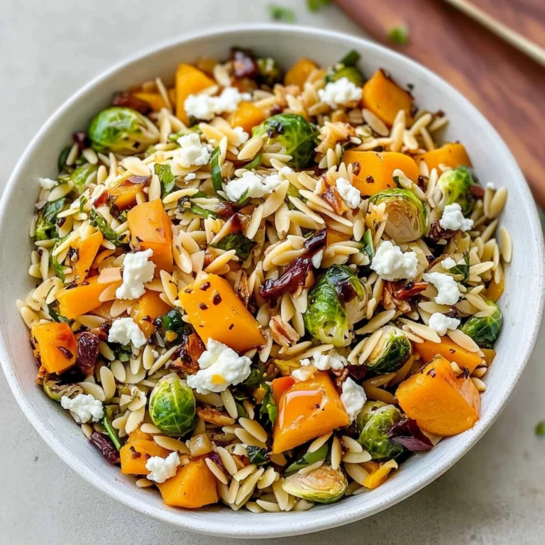 Best Fall Harvest Orzo Salad