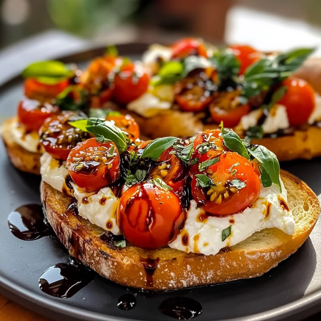 Burrata Bruschetta