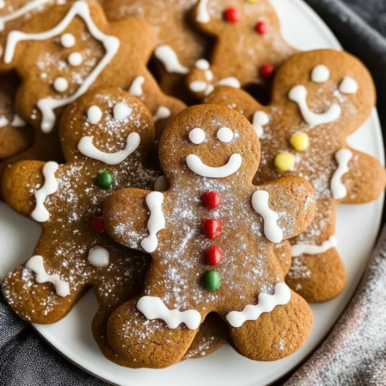 Chewy Gingerbread Man Cookies