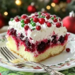 Christmas Cranberry Poke Cake Recipe