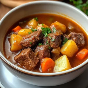 Comforting Crockpot Beef Stew