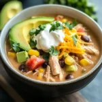 Crockpot White Chicken Chili – Easy, Creamy & Hearty