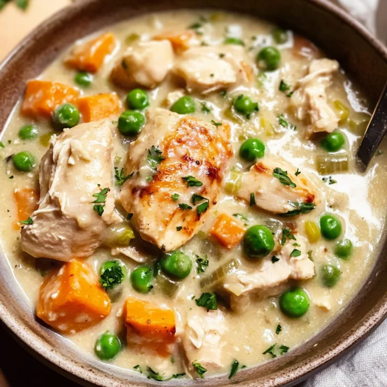 Crustless Chicken Pot Pie