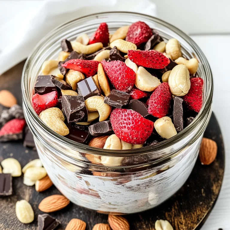 Dark Chocolate Trail Mix Recipe {Heart Healthy}
