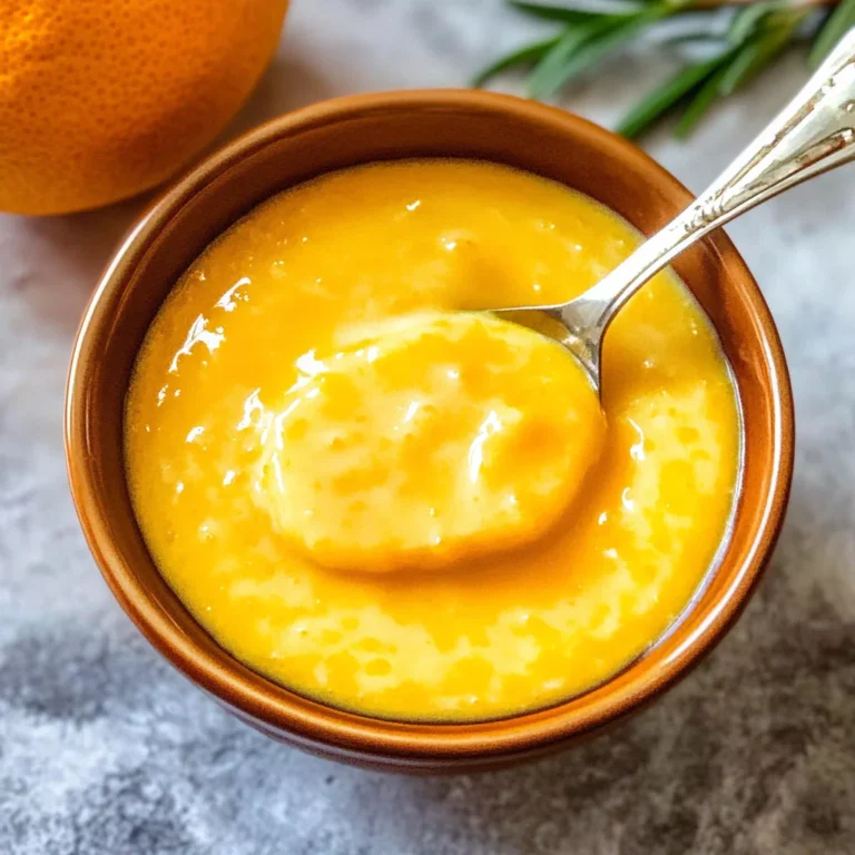 Decadent Orange Curd Recipe