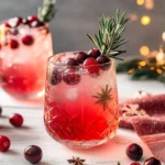 Festive Christmas Cranberry Spritzer