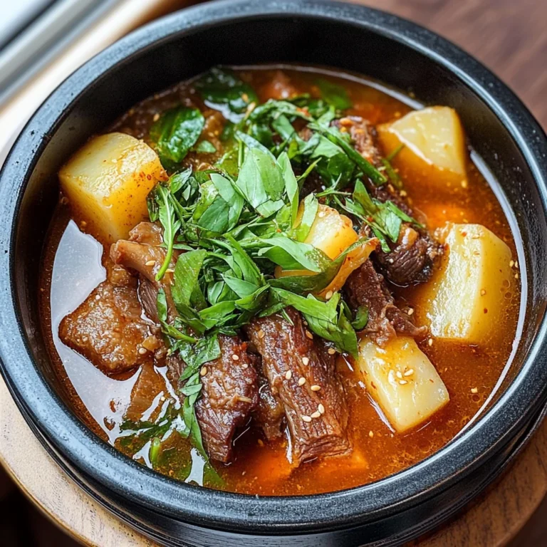 Gamjatang (beef Bone Soup)