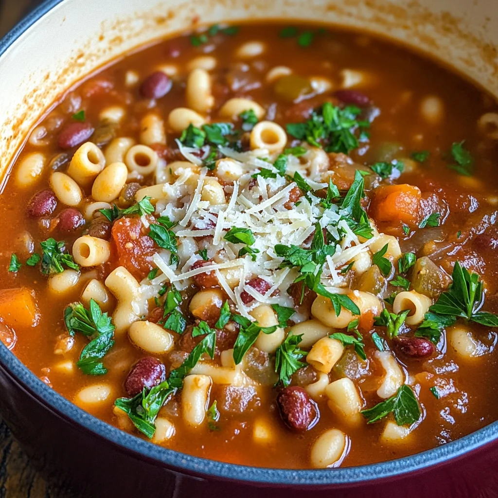 Pasta e Fagioli Soup {Olive Garden Copycat Recipe}