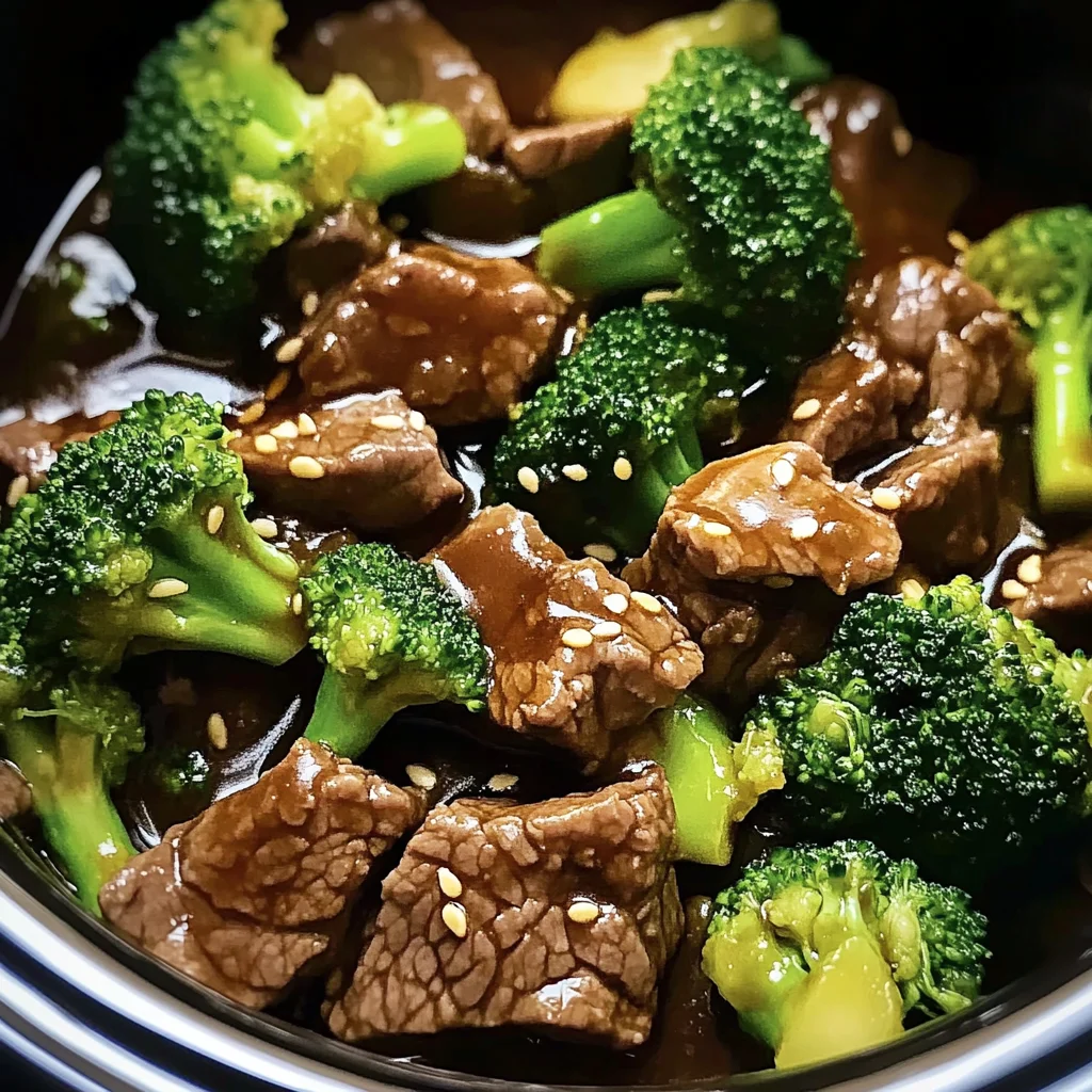 Savory Crock Pot Beef and Broccoli - Alrightwithme