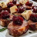 Sheet Pan Smoked Sausage Cranberry Bites