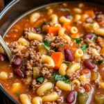 Slow Cooker Pasta e Fagioli