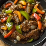Slow Cooker Pepper Steak Recipe